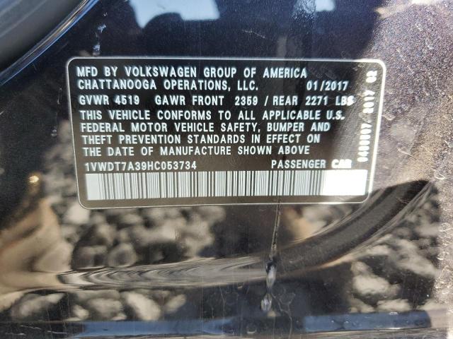 1VWDT7A39HC053734 - 2017 VOLKSWAGEN PASSAT R-LINE Qara foto 12