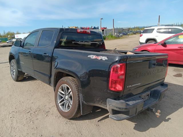 1GCGTBENXM1127652 - 2021 CHEVROLET COLORADO BLACK photo 2
