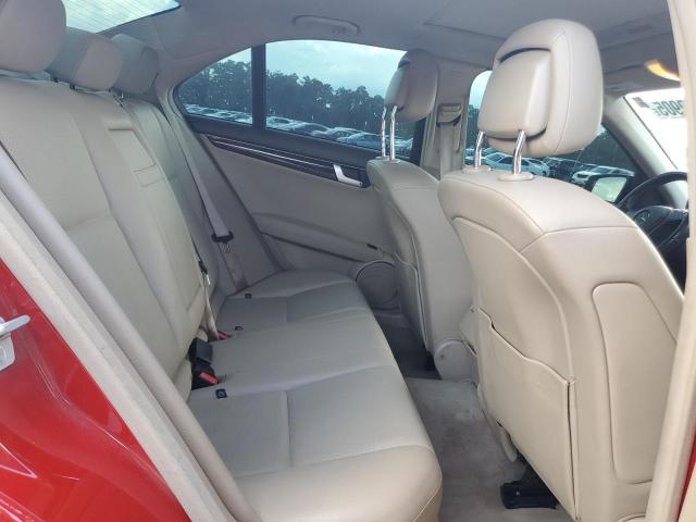 WDDGF8AB9DG074158 - 2013 MERCEDES-BENZ C 300 4MATIC RED photo 10