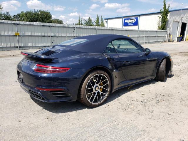 WP0CD2A90KS144830 - 2019 PORSCHE 911 TURBO BLUE photo 3