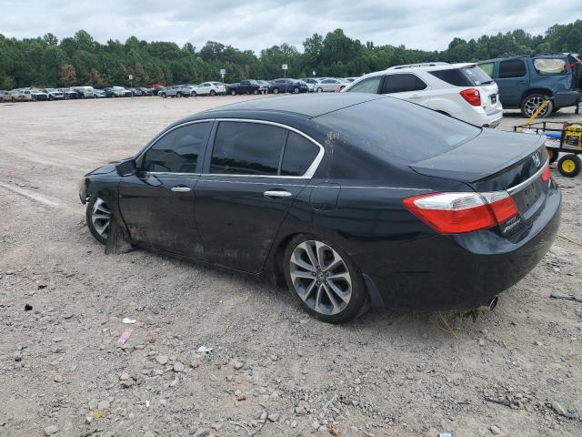 1HGCR2F54FA156712 - 2015 HONDA ACCORD SPORT Սև լուսանկար 2
