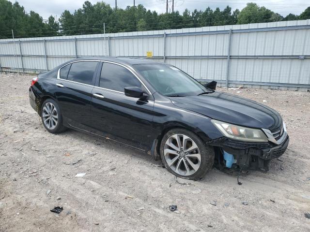 1HGCR2F54FA156712 - 2015 HONDA ACCORD SPORT Սև լուսանկար 4