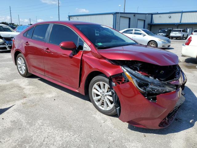 5YFB4MDE9PP026722 - 2023 TOYOTA COROLLA LE RED photo 4