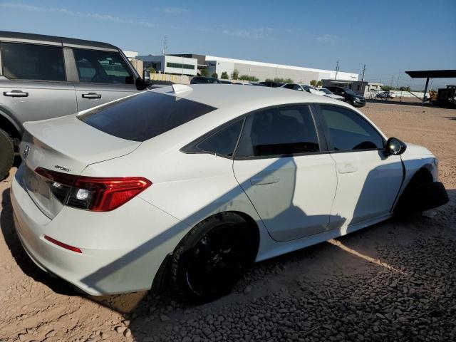 2HGFE2F58RH542726 - 2024 HONDA CIVIC SPORT WHITE photo 3