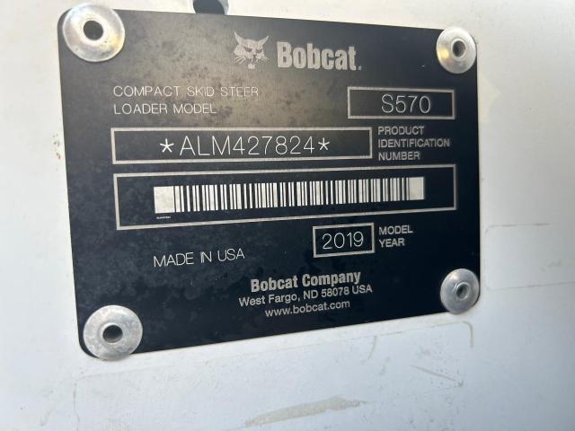 ALM427824 - 2019 BOBCAT S570 WHITE photo 8