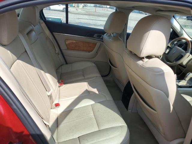 1LNHL9DR8BG609690 - 2011 LINCOLN MKS წითელი ფოტო 10