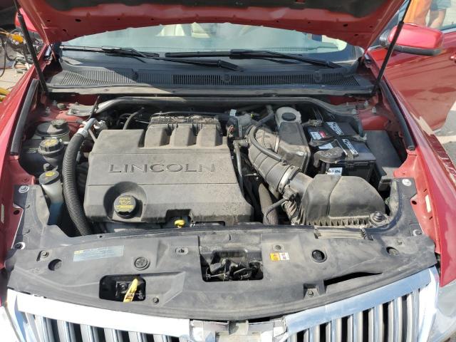 1LNHL9DR8BG609690 - 2011 LINCOLN MKS წითელი ფოტო 11