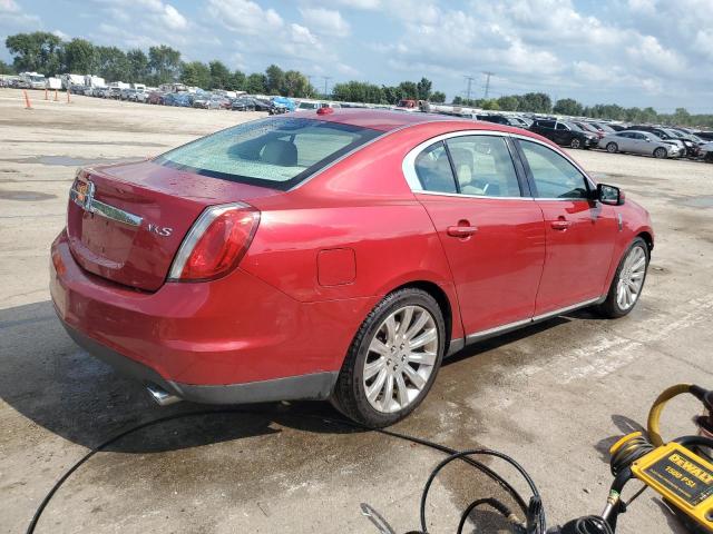 1LNHL9DR8BG609690 - 2011 LINCOLN MKS წითელი ფოტო 3