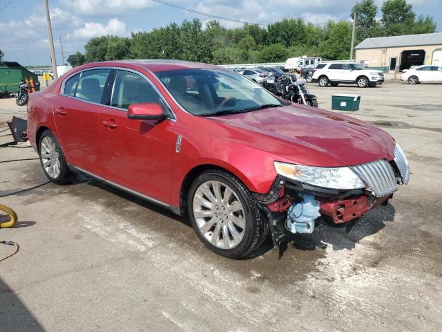 1LNHL9DR8BG609690 - 2011 LINCOLN MKS წითელი ფოტო 4