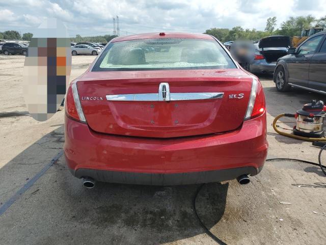 1LNHL9DR8BG609690 - 2011 LINCOLN MKS წითელი ფოტო 6