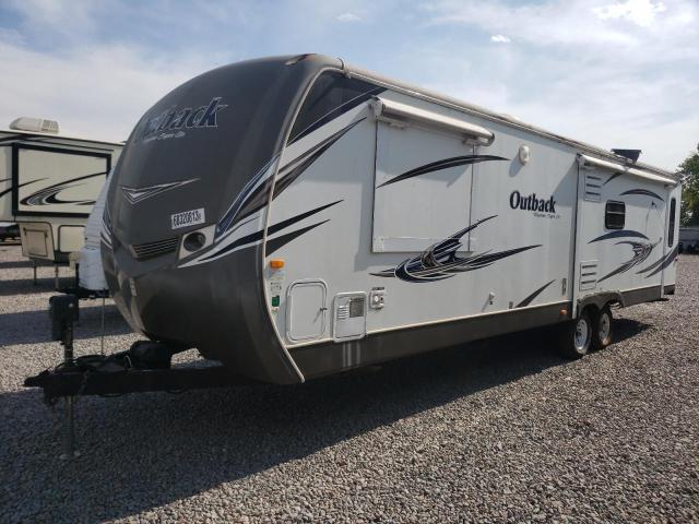 4YDT31624DB453161 - 2013 KEYSTONE OUTBACK WHITE photo 2