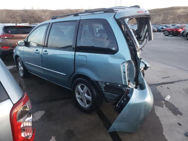 JM3LW28A130376027 - 2003 MAZDA MPV WAGON TURQUOISE photo 2