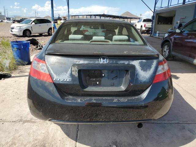 2HGFG1B69AH537879 - 2010 HONDA CIVIC LX BLACK photo 6