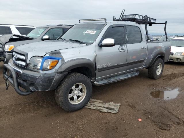 5TBDT44116S514084 - 2006 TOYOTA TUNDRA DOUBLE CAB SR5 GRAY photo 1