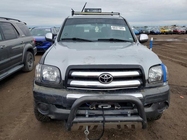 5TBDT44116S514084 - 2006 TOYOTA TUNDRA DOUBLE CAB SR5 GRAY photo 5