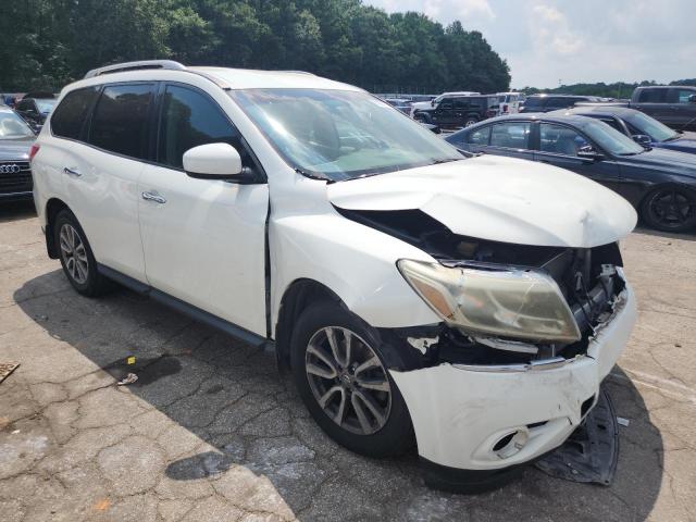 5N1AR2MNXFC707198 - 2015 NISSAN PATHFINDER S WHITE photo 4