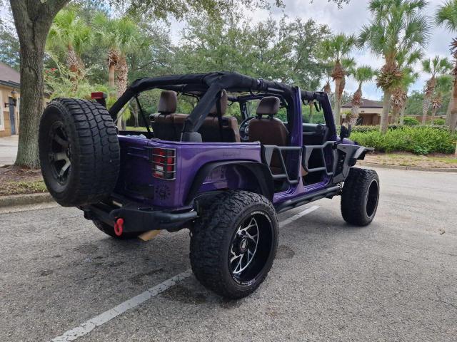 1C4BJWDG0HL652949 - 2017 JEEP WRANGLER U SPORT PURPLE photo 4