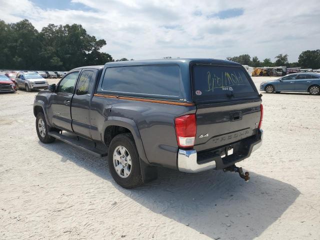 5TFSZ5AN2HX119807 - 2017 TOYOTA TACOMA ACCESS CAB ნაცრისფერი ფოტო 2