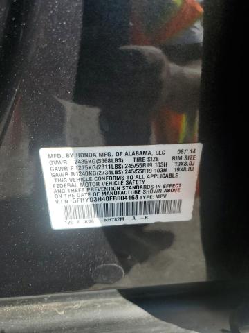 5FRYD3H40FB004168 - 2015 ACURA MDX TECHNOLOGY CHARCOAL photo 13