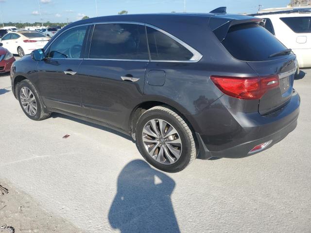 5FRYD3H40FB004168 - 2015 ACURA MDX TECHNOLOGY CHARCOAL photo 2