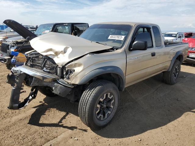 5TESN92N22Z078337 - 2002 TOYOTA TACOMA XTRACAB PRERUNNER ოქროსფერი ფოტო 1