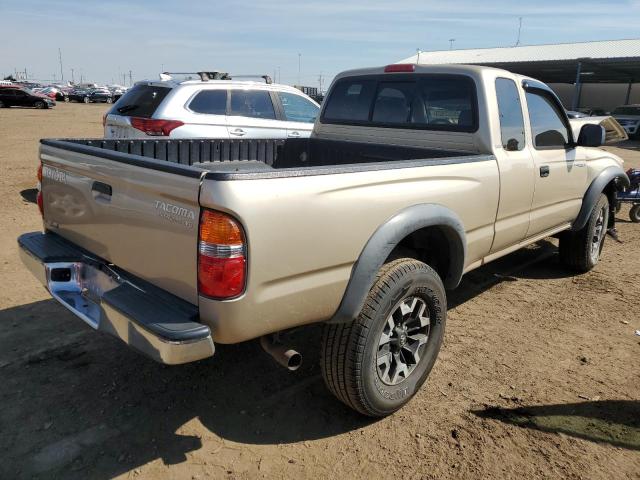 5TESN92N22Z078337 - 2002 TOYOTA TACOMA XTRACAB PRERUNNER ოქროსფერი ფოტო 3