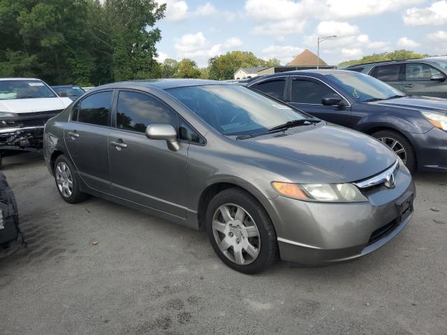 2HGFA16567H316073 - 2007 HONDA CIVIC LX GRAY photo 4