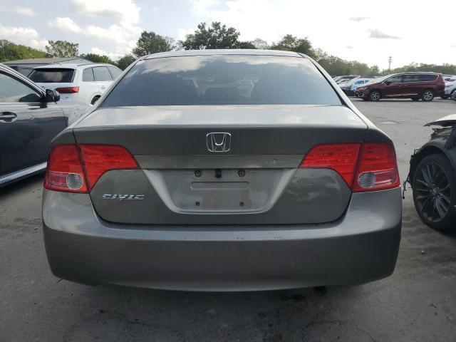 2HGFA16567H316073 - 2007 HONDA CIVIC LX GRAY photo 6