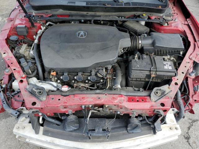 19UUB2F64JA000194 - 2018 ACURA TLX TECH+A Կարմիր լուսանկար 11