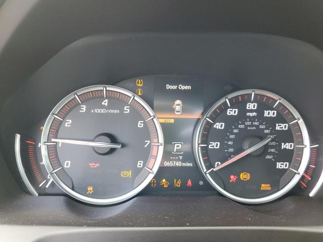 19UUB2F64JA000194 - 2018 ACURA TLX TECH+A Կարմիր լուսանկար 9