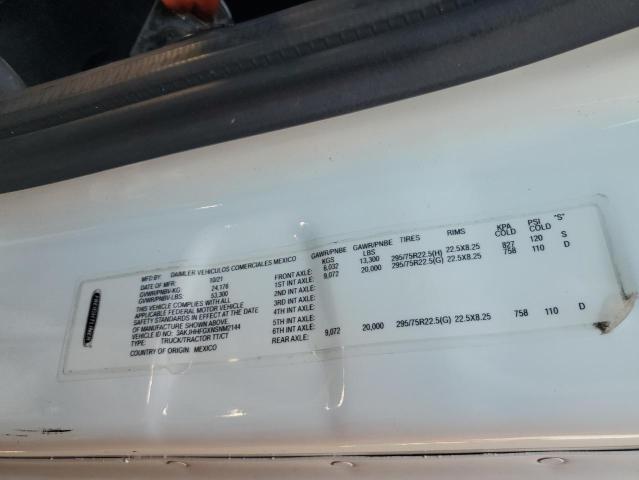 3AKJHHFGXNSNM2144 - 2022 FREIGHTLINER CASCADIA 1 Ақ фото 10