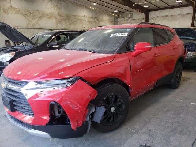 3GNKBHRS0LS588685 - 2020 CHEVROLET BLAZER 2LT RED photo 1