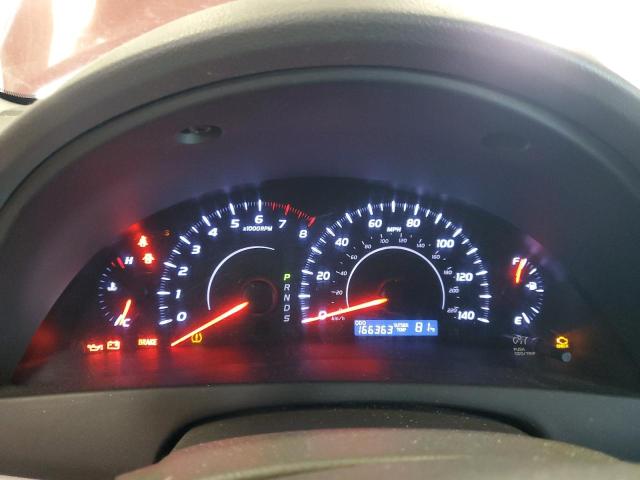 4T4BF3EK7AR017814 - 2010 TOYOTA CAMRY BASE წითელი ფოტო 9