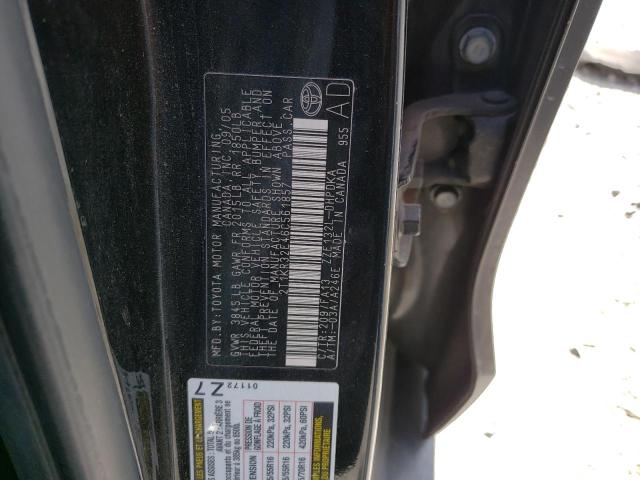 2T1KR32E46C561857 - 2006 TOYOTA COROLLA MA XR BLACK photo 13