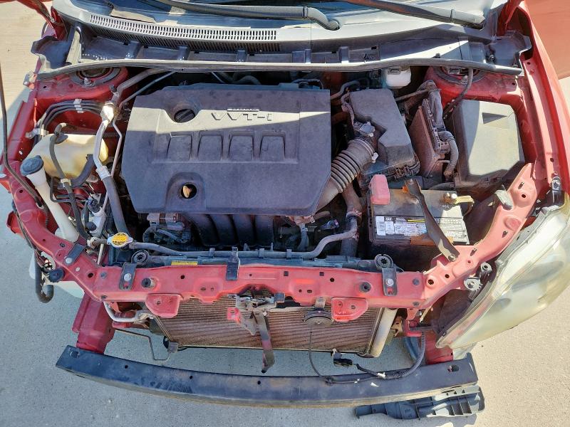 5YFBU4EE4CP061922 - 2012 TOYOTA COROLLA BASE RED photo 11