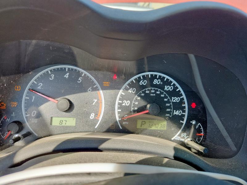 5YFBU4EE4CP061922 - 2012 TOYOTA COROLLA BASE RED photo 9