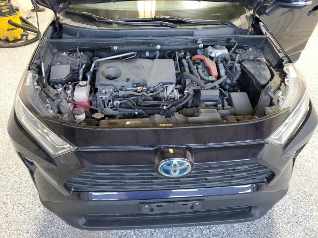 4T3RWRFV7LU009291 - 2020 TOYOTA RAV4 XLE ლურჯი ფოტო 12