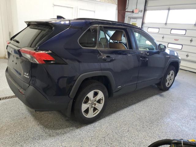 4T3RWRFV7LU009291 - 2020 TOYOTA RAV4 XLE ლურჯი ფოტო 3