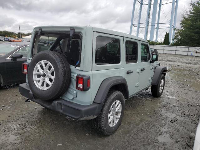 1C4HJXDN4PW694326 - 2023 JEEP WRANGLER SPORT TEAL photo 3