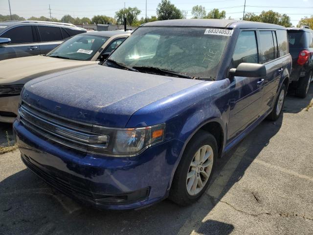 2FMGK5B89DBD16098 - 2013 FORD FLEX SE BLUE photo 1