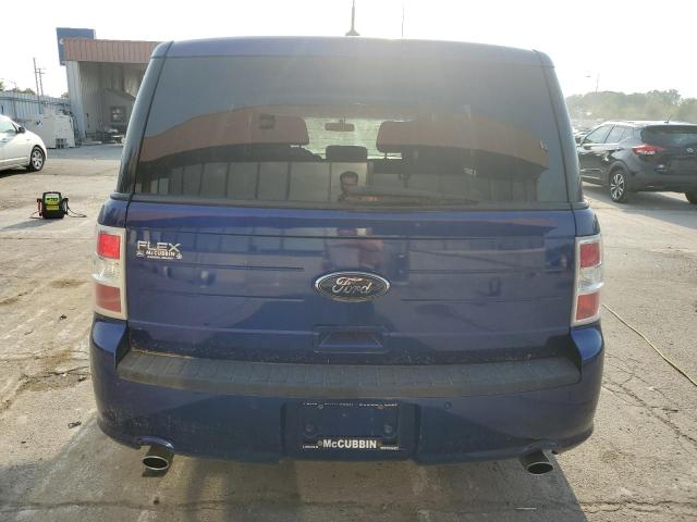 2FMGK5B89DBD16098 - 2013 FORD FLEX SE BLUE photo 6