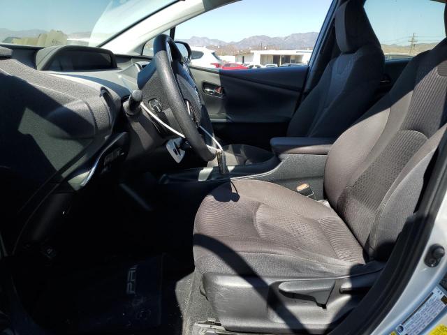 JTDKBRFU5J3080915 - 2018 TOYOTA PRIUS SILVER photo 7