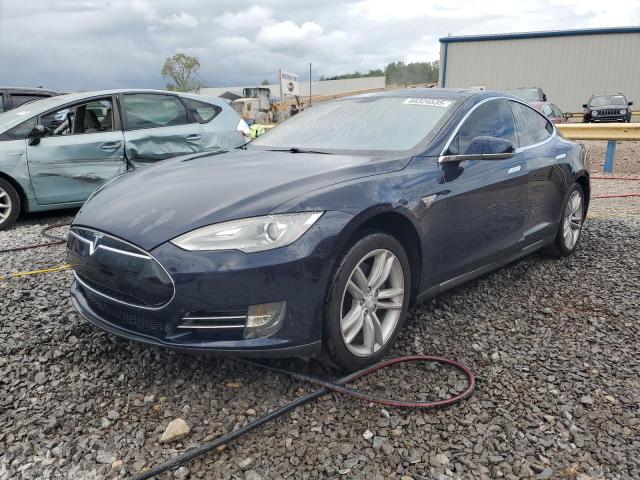 5YJSA1AG9DFP08343 - 2013 TESLA MODEL S ლურჯი ფოტო 1