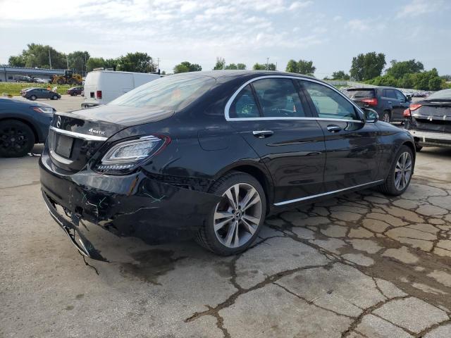 55SWF8EB8KU292517 - 2019 MERCEDES-BENZ C 300 4MATIC BLACK photo 3