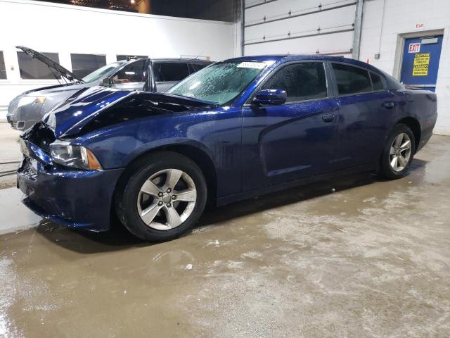 2C3CDXBG5EH198487 - 2014 DODGE CHARGER SE BLUE photo 1