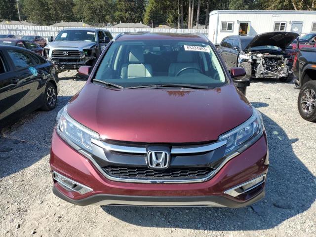 5J6RM4H78FL007199 - 2015 HONDA CR-V EXL RED photo 5