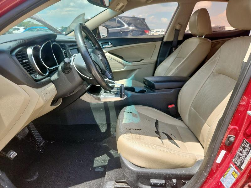 5XXGN4A73DG159005 - 2013 KIA OPTIMA EX RED photo 7