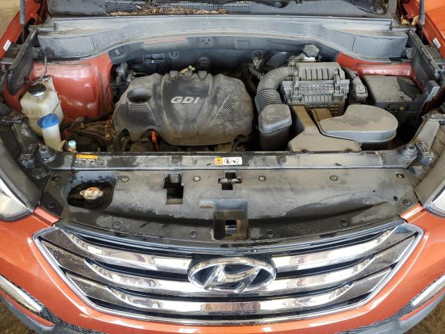 5XYZUDLB4EG173103 - 2014 HYUNDAI SANTA FE S 橙色 照片 12
