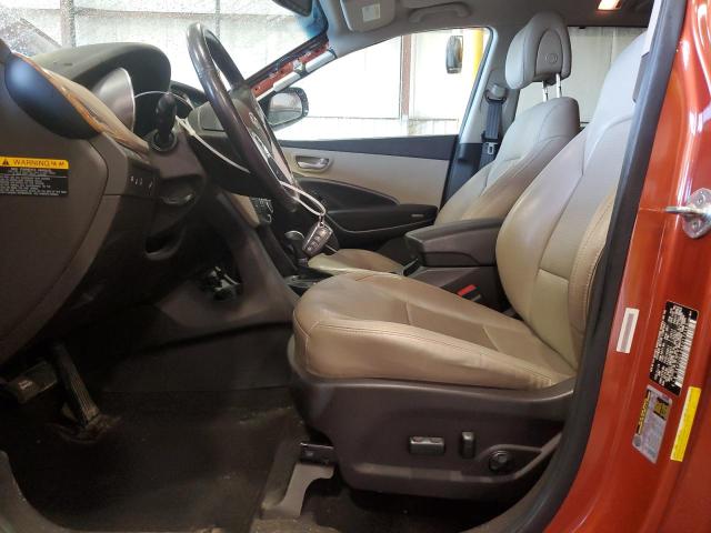 5XYZUDLB4EG173103 - 2014 HYUNDAI SANTA FE S 橙色 照片 7