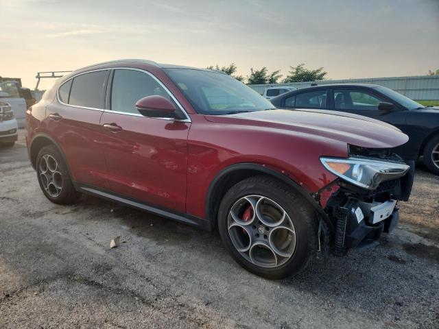 ZASPAKBN1K7C40515 - 2019 ALFA ROMEO STELVIO TI წითელი ფოტო 4